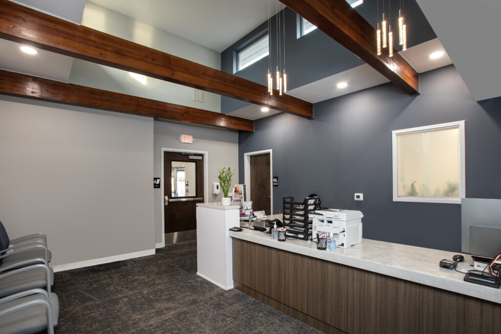 Cardiovascular Experts reception area, Camp Hill, PA